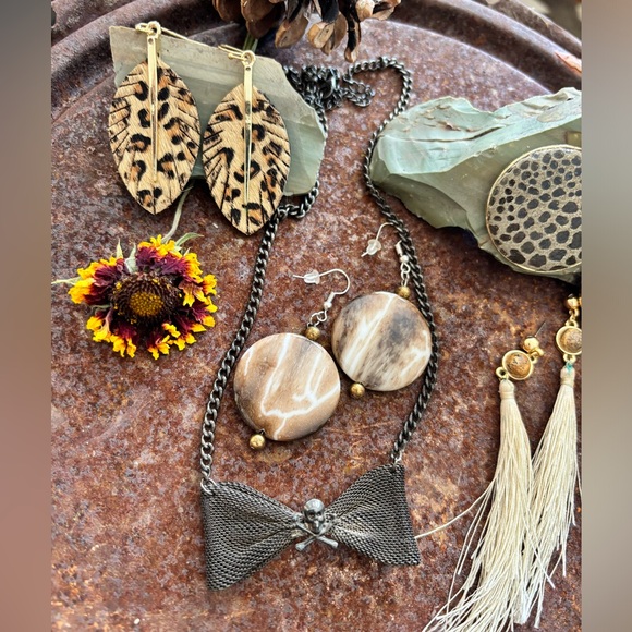 Fabulous Fall Wool Houndstooth Cropped Menswear Double Busted ButtonDown Jacket - Picture 6 of 12